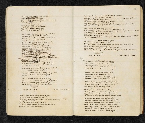 gnossienne: Emily Brontë’s ‘Gondal Poems’ notebook, 1837-1848 (x)