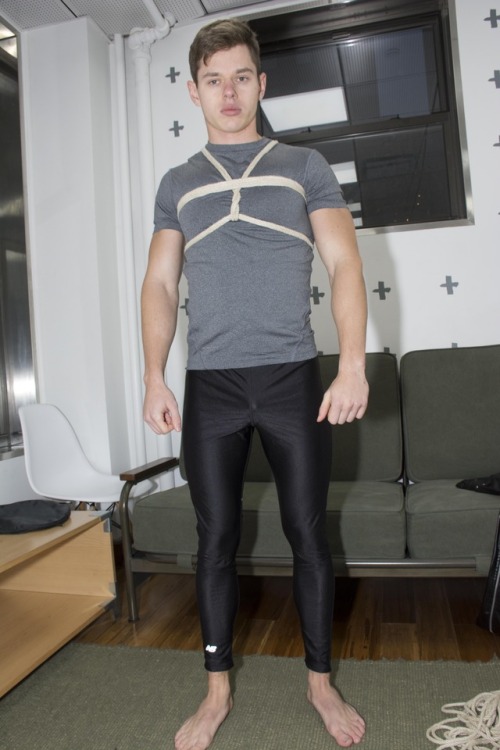 1bondagemaster: bondageguysandfeets: What would you do to him? Message me if you want to see more of