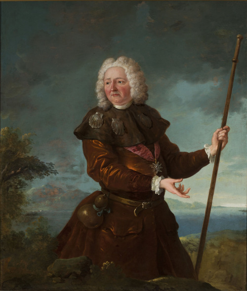 1730 Jean-Baptiste Oudry - Portrait of a pilgrim(National Museum, Warsaw)