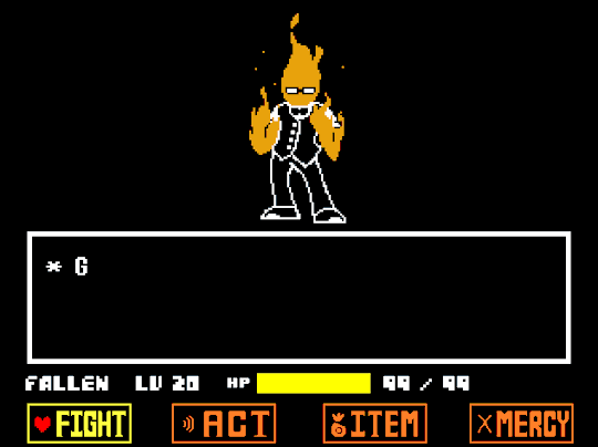 Undertale But Mostly Sans Grillby Bonus Boss Fight Genocide Run