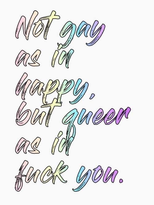 genderqueerpositivity: (Image description: a white background with pastel rainbow gradient text that