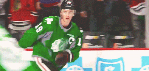 darthtulip:  3/16/14: Happy St. Patty’s Day from the Chicago Blackhawks (X) 