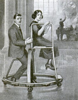 Dancing Car, 1921. This Dancing Car Moves Easily About The Floor On Its Rubber-Tired