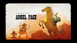 Angel Face - title carddesigned by Seo Kimpainted