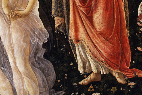 renaissance-art: Details from Botticelli’s Primavera