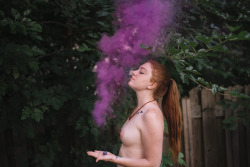 tlcrmt:  Hello lovely tlcrmt! Here is my submission for BPM. What a Monday it is here. No motivation yet have to go out. But last night with these smoke bombs was so fun. Here is my favorite shot with one. It’s fun trying different things and having