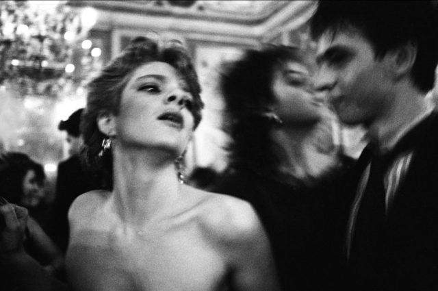 Joyless dance, New Year’s Day, 1984  (photo: Letizia Battaglia) #black and white photography #letizia battaglia#1984