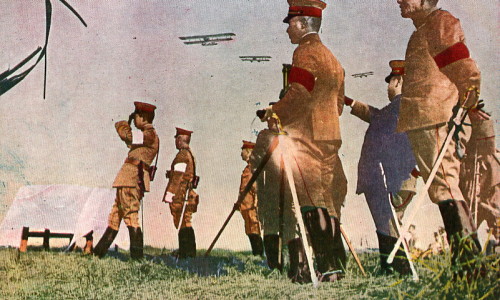 Japanese Imperial Guard officers, interwar period.