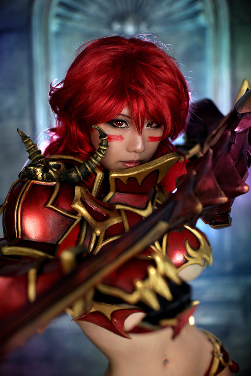 xxgeekpr0nxx:  Tasha Cosplay is at it again.. and I really wanna play Kingdom Under Fire Online: Age of Storm now!