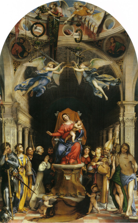 elegantiaearbiter - Martinengo Altarpiece, by Lorenzo Lotto,...