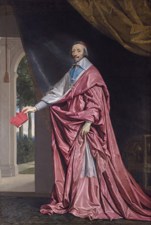 mazarinette: Portrait of Cardinal Richelieu By Philippe de Champaigne (1602–1674)