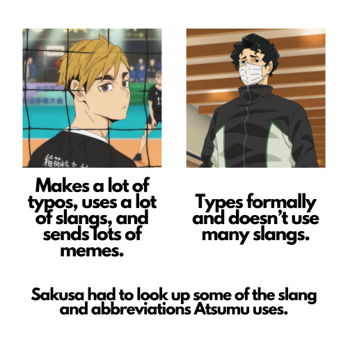 SakuAtsu Headcanons Because I Cannot Sleep.