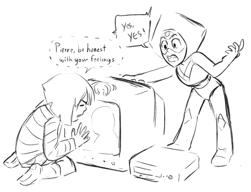 enricoss:  aei-sb:  What if Peridot fell but everyone just assumes she’s another monster? [Maybe Steven goes looking for her] Anyway here’s a few more sketches! [Seems like I’ll be very very busy until next week so I better post this now and leave
