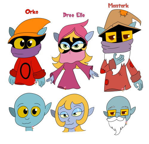 This was just a little project I wanted to work on, a few &ldquo;headcanon redesigns&rdquo; 