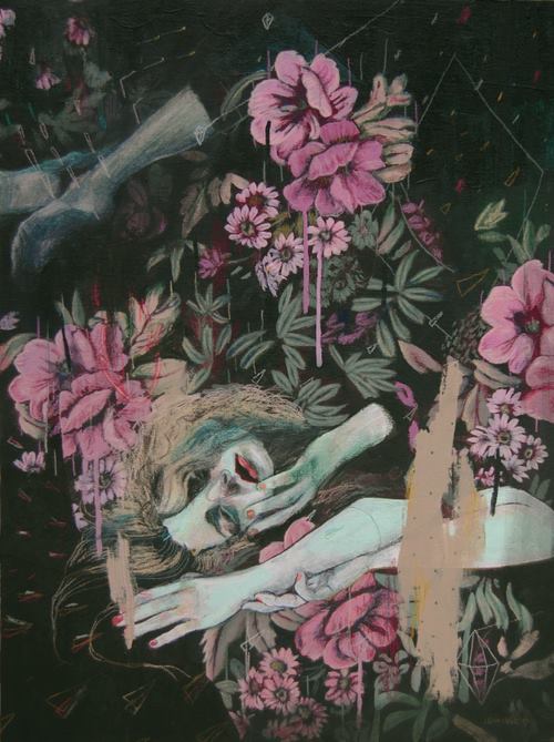 lazypacific:  painting by Alexandra Levasseur
