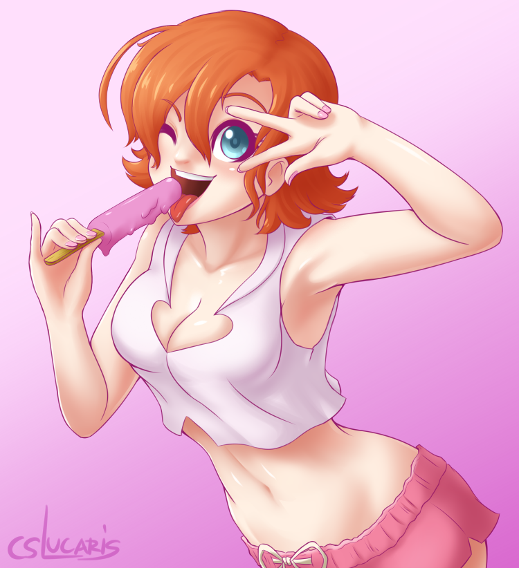 #153 - RWBY Popsicle Set - Nora Behold the Sloth Queen.I know it’s winter and everything,