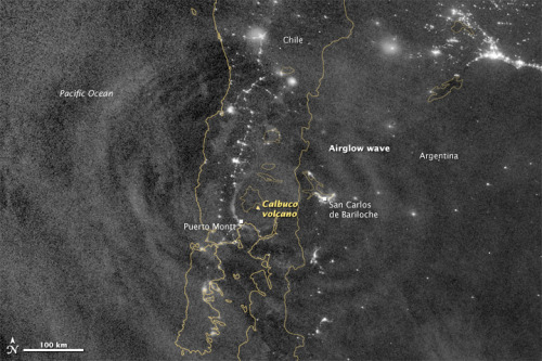 Holy crapGravity Waves in the atmosphere are waves set off by some disturbance where the air oscilla