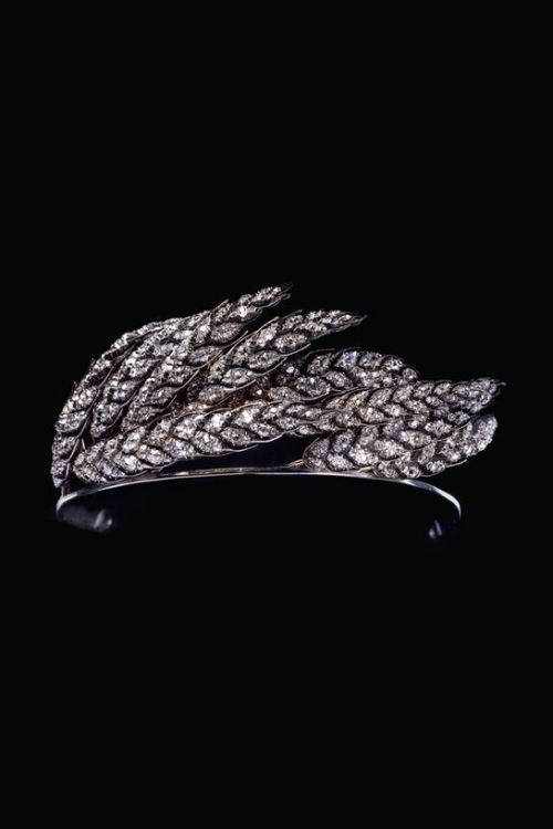 Wheat Tiara by Chamuet ca. 1850