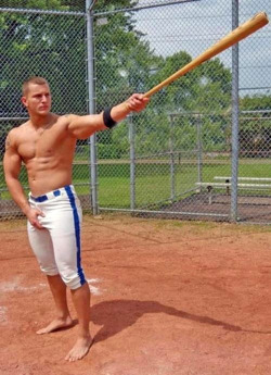 manly-muscular-machos:  BASEBALLERS PLAY WITH THEIR BALLS:  Big bulges and frequent groping adds to the excitement in baseball! See more hot men at My Male Gaze: Manly Muscular Machos and More! 