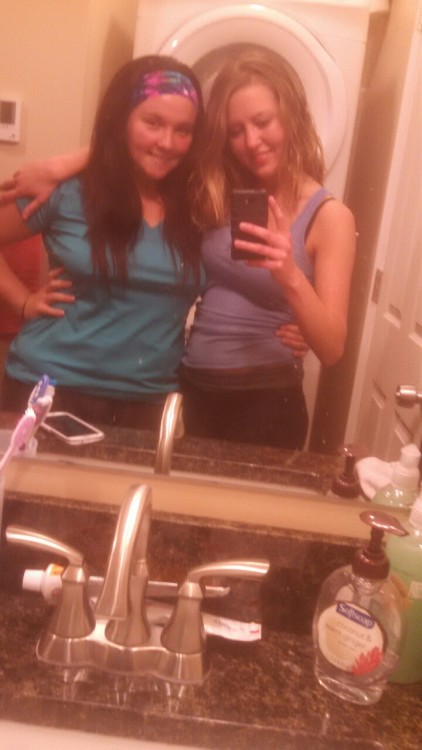 hazeleyeswildside:  Being drunk & dumb last night..apparently I wanted a picture of our asses 