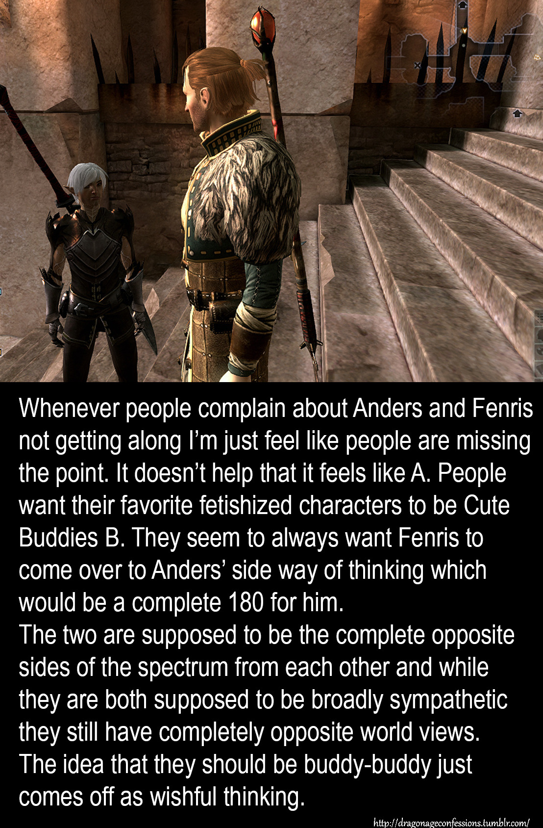 Dragon Age Confessions — CONFESSION: Anvil of the Void is tough