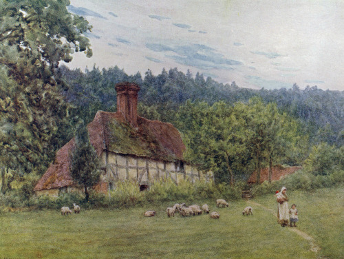 Cottage at Roundhurst, Sussex (ca. 1892) by Helen Allingham