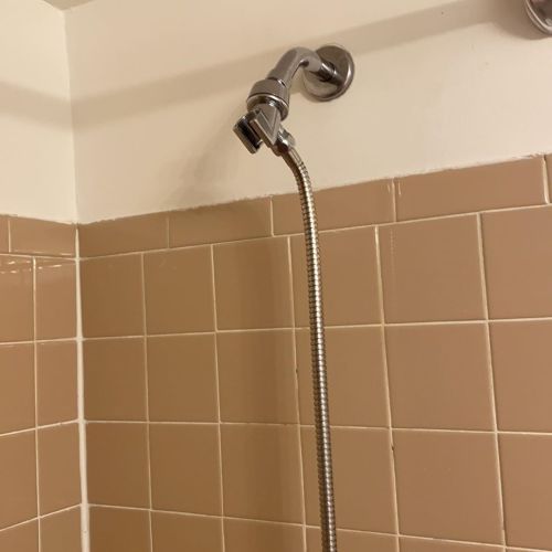 You ever have to do way more work because somebody dropped the ball on a tiny task? The shower arm i