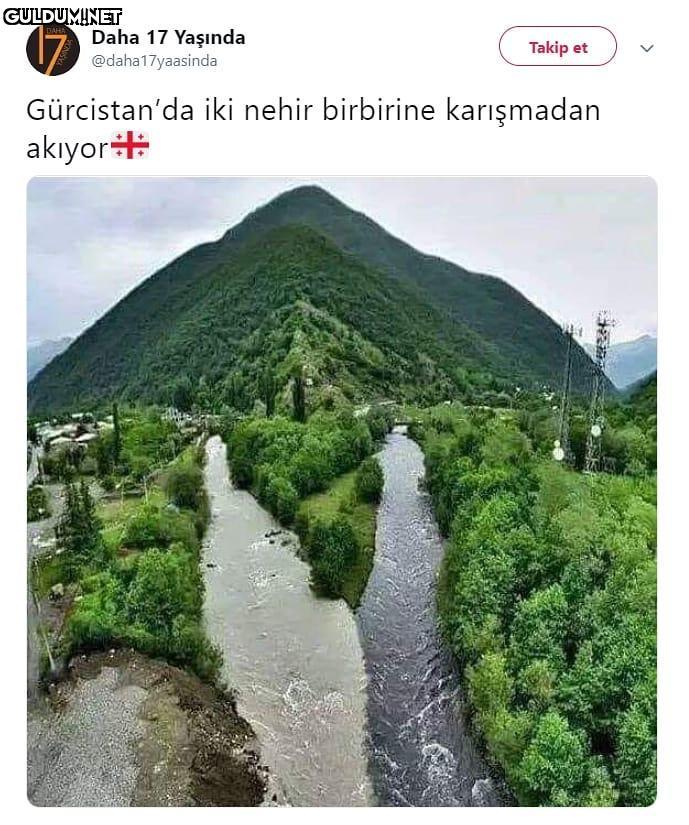 Gürcistan'da iki nehir...