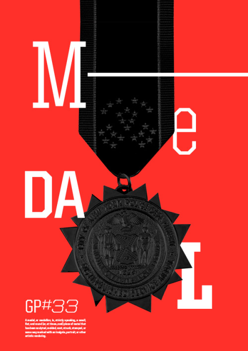 GIOVEDÌ POSTER #33 - Medal by Emanuele Capponi