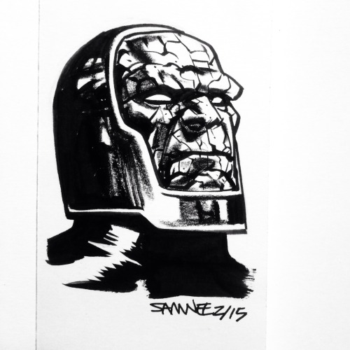 chrissamnee: Oh! And I forgot to post a doodle yesterday– so here’s a Darkseid