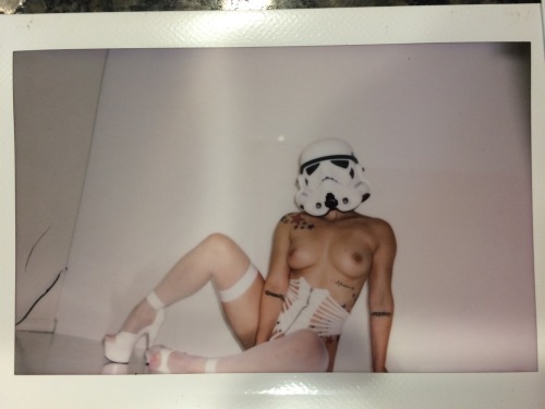 Porn Pics annaleebelle:  Stormtrooper Polaroids for