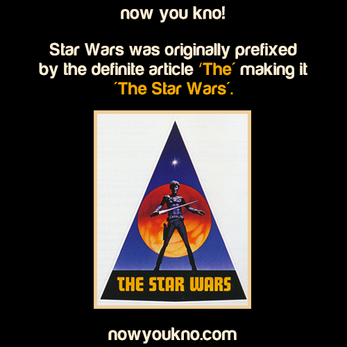 nowyoukno:  Now You Know more  interesting movie facts and trivia! (Source) 