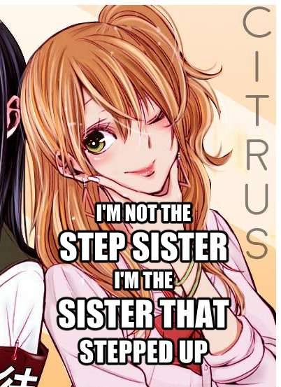 I'm not the step-sister, I'm the sister that stepped up