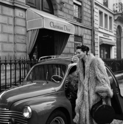 orplid:Christian Dior Paris, 1950’sPhoto by Jacques Rouchon