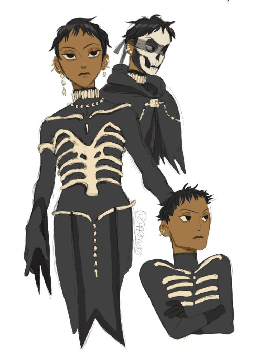 Some early Harrow sketches I decided to color. I’ve changed her design up since. I think she looks t