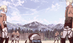 tsuyuake:  SNK MEME ↳ A scene that made you smile (2/?): “that slacker” Annie