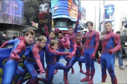 northstarxman:  Spidermen On Broadway