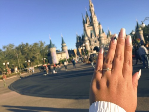 Breaking my aesthetic to show you guys just two engagement pics!! He proposed on NYE at Disney world