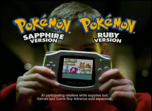 jacque-lantern:stevebrule:jagged-pass:Pokémon Ruby and Sapphire Commercialdid the guy just poison hi