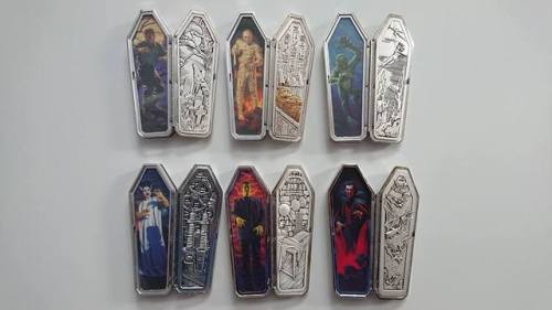 autumnsredglaze: Franklin Mint Universal Monsters Coffin Knife Set(1998) A new thrift store obsessio