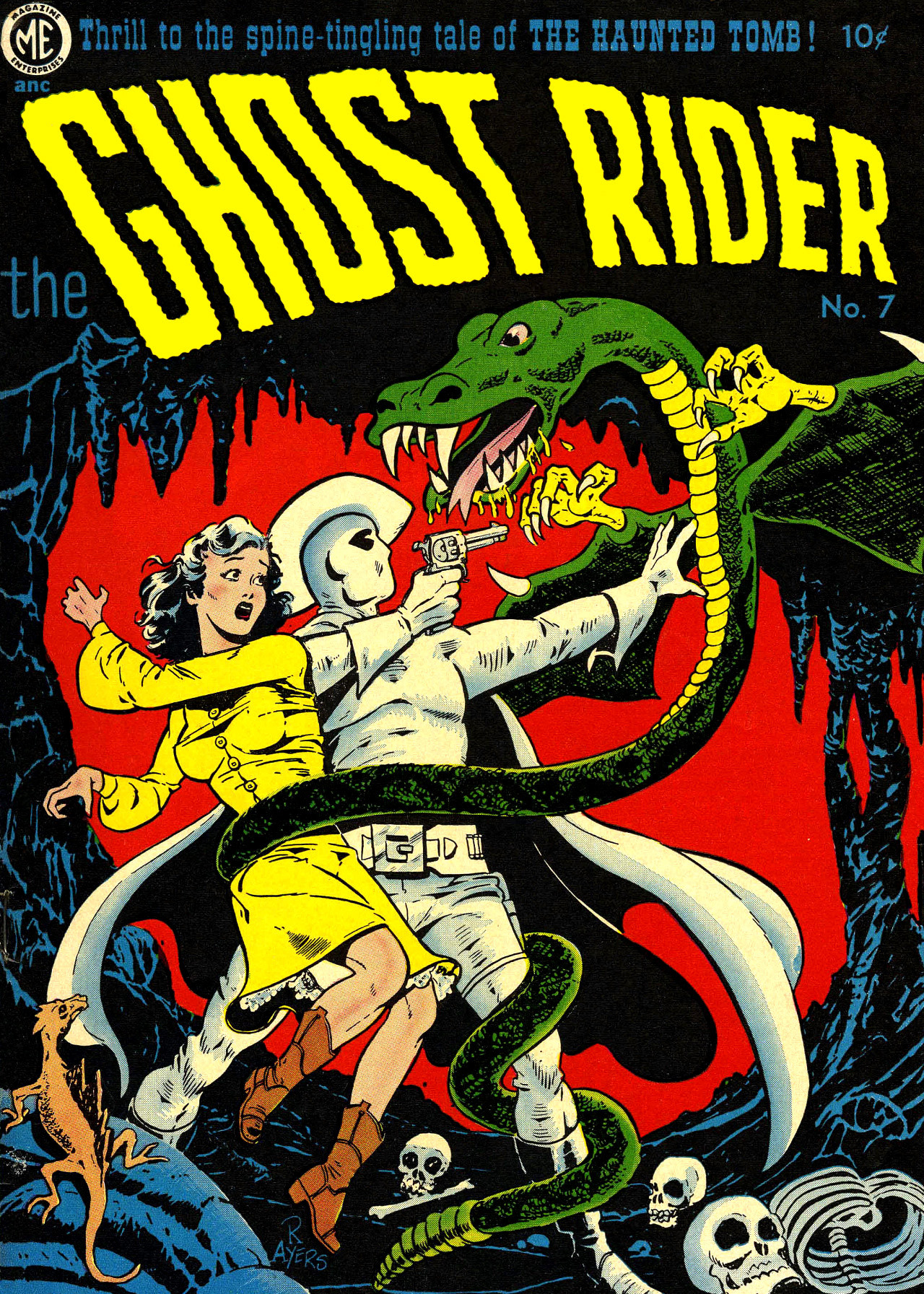Dick Ayers (1924-2014), ‘Ghost Rider’ #7, 1952