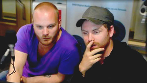 ColdplayXtra on X: Jonny Buckland & Will Champion with @Judith86