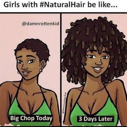 Yas boo, that biotin on steroids •••••••#naturalhair #curlynaturalhair #curlynatural #respectmyhair 