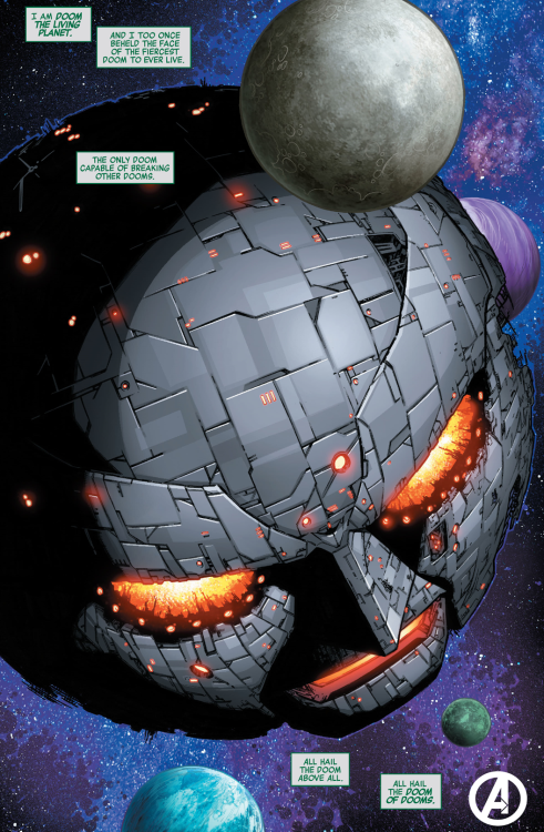 why-i-love-comics:Avengers Forever #5 - “Doom of Dooms” (2022)written by Jason Aaronart 