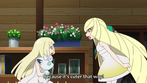 maskedkitsune: Lillie is mad at Lusamine for evolving her Clefairy because she thought Clefairy was 