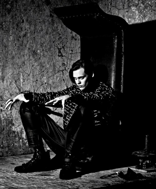 edenliaothewomb:  Bill Skarsgård, photogrpahed by Caitlin Cronenberg for Essential Homme, April/May 2015.
