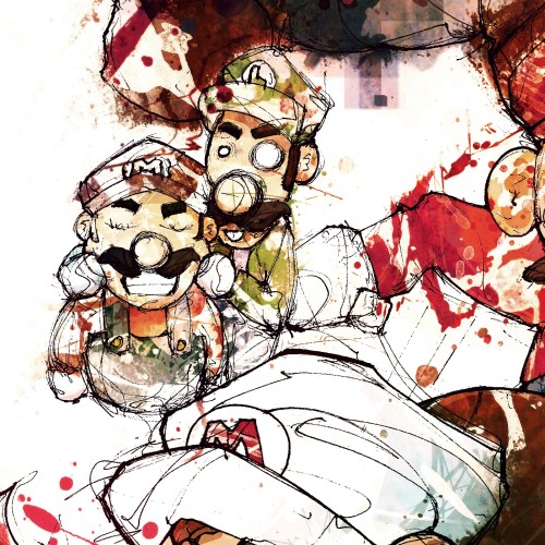 anemicangel:  “Kill Screen” For the 3NES show @ Bottleneck Gallery By Anemic Angel Facebook l Instagram l Tumblr l Deviantart l Twitter 