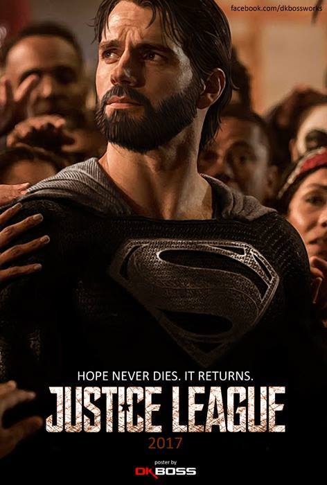 henrycavillglory:  dkboss7:  #Hope never dies.#JusticeLeague #poster  Omg this is AWESOME.