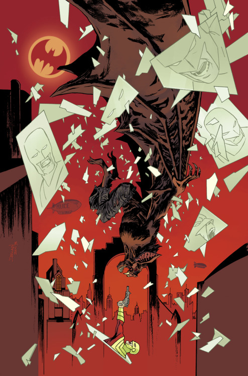 jordiecolorsthings: One of my favorite covers in a while because RED AND BAT! dshalv: Latest cover