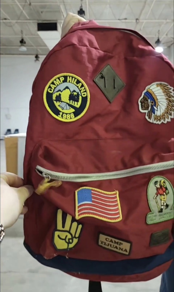 From People That Broke In The School... There Was A Backpack From '88